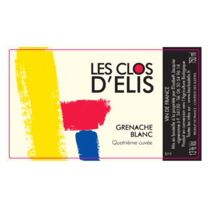 Clos d'Elis Grenache blanc 4ème cuvée 2015