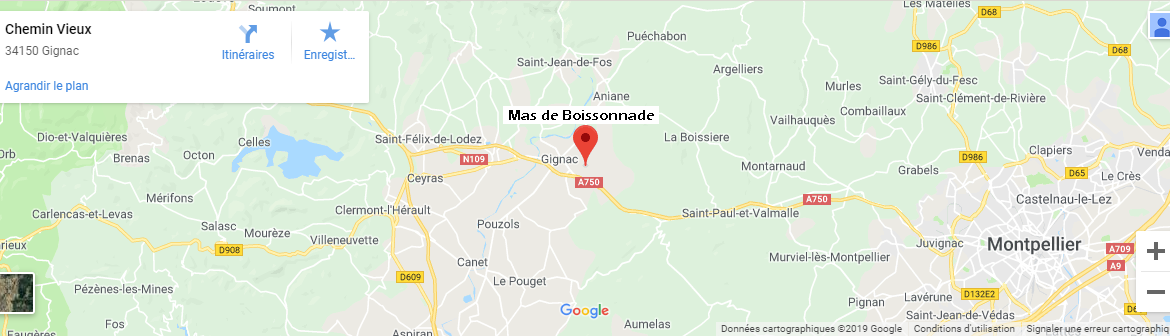 Mas de Boissonnade - 34150 Gignac